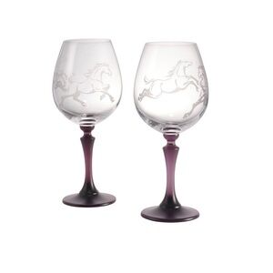 Liuli Living Wine glass set , Horse